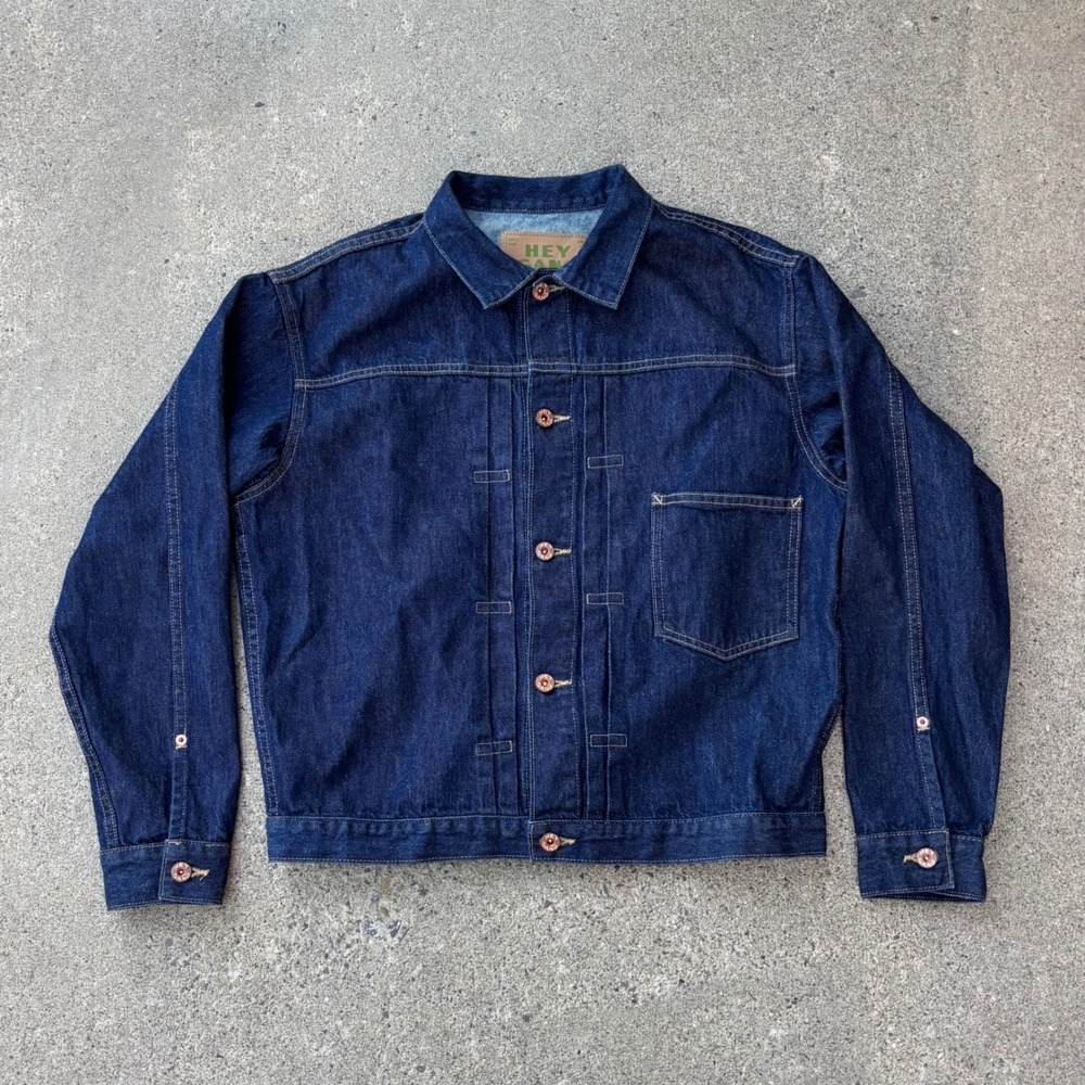 Hey Gang Denim Trucker Western Jacket Oversized Cropped Women's Size 0